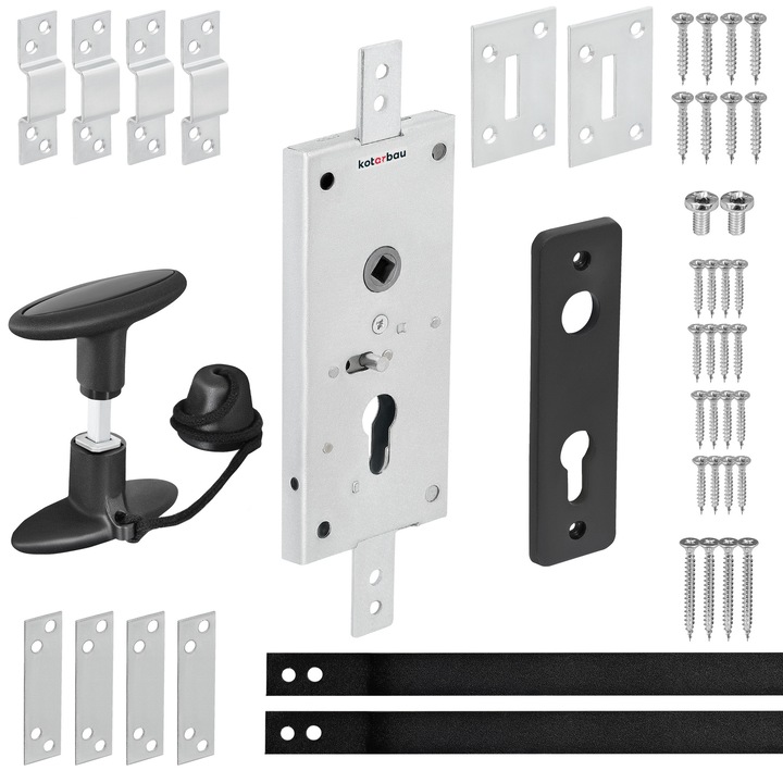 Broasca usa, Kotarbau, otel, negru/argintiu