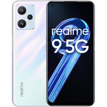 Telefon mobil Realme 9 5G, Dual SIM, 4GB RAM, 128GB, 5G, Stargaze White