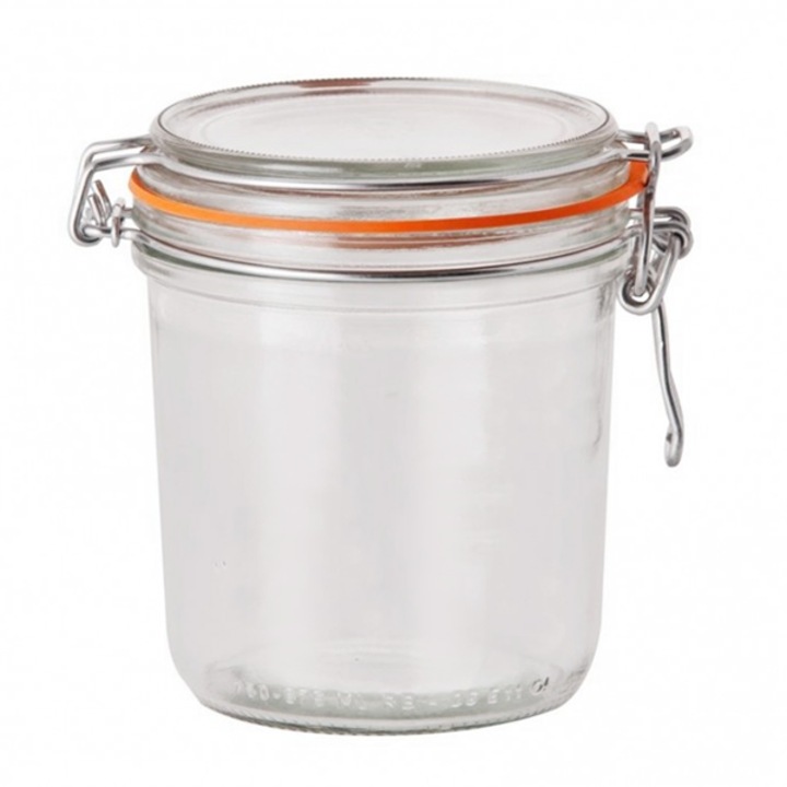 Бурканче HORECANO, с клипс кръгло, 250ml, WB-50009M