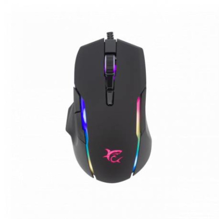 White Shark MORHOLT (GM-9009) gamer egér,7D, fekete, 7200 dpi, RGB