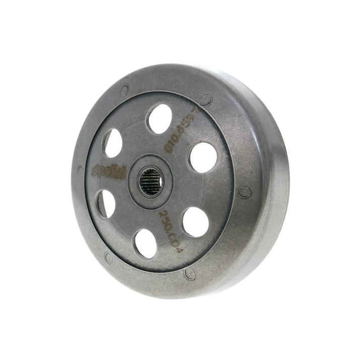 Clopot de ambreiaj, Polini, Original Speed Bell, 107 mm, Peugeot/Kymco/SYM/GY6, Argintiu