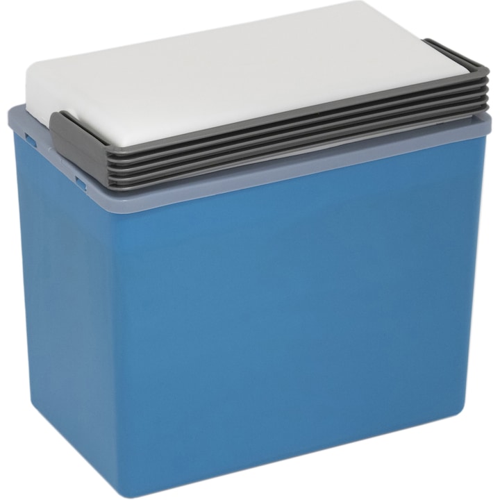 Lada frigorifica pasiva Icego, 10 litri, albastru/alb