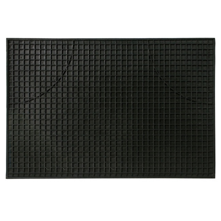 Covor auto, Lampa, Cauciuc, 32x46 cm, Negru