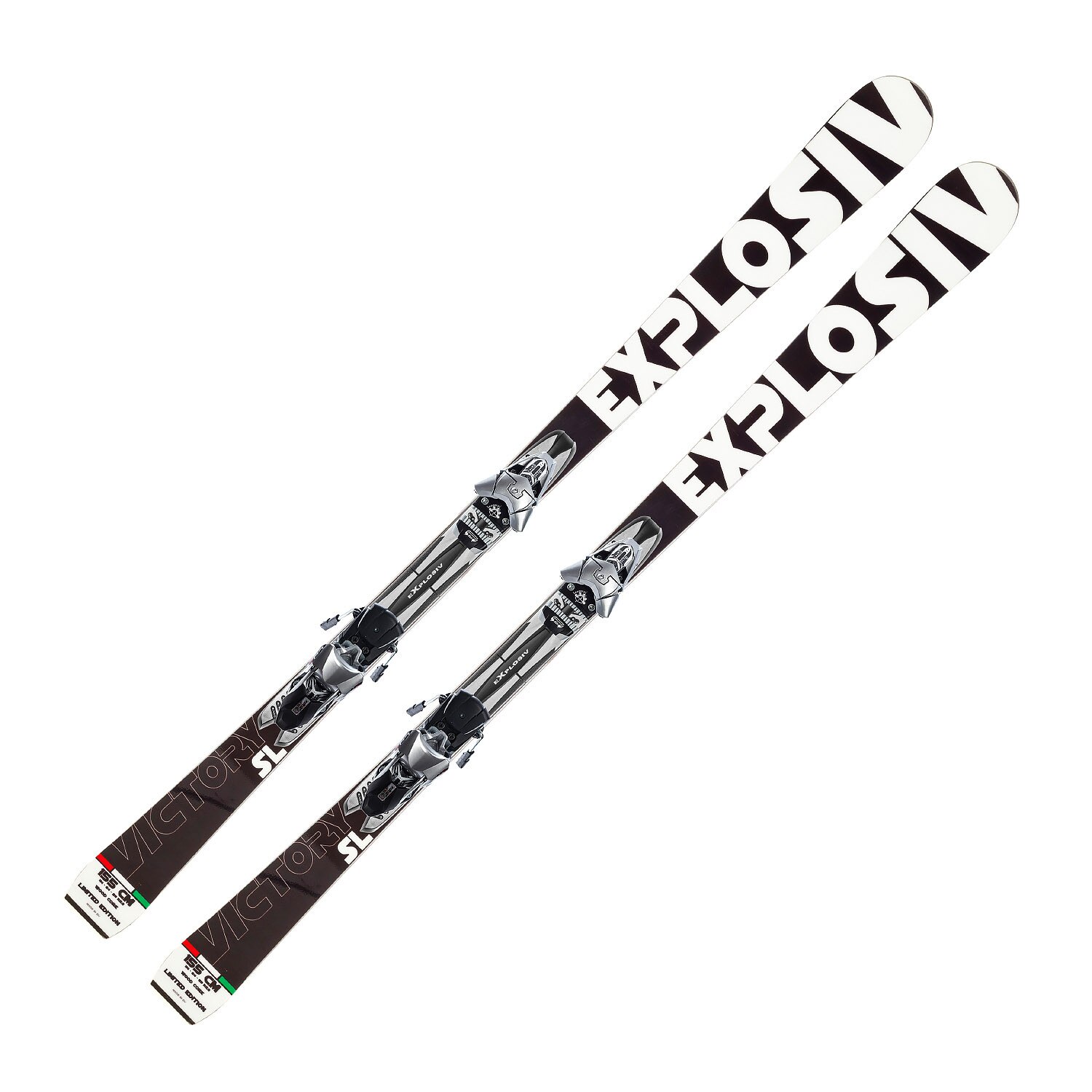 Schi Explosiv VICTORY SL cu legatura LD12 + inaltator BA negru/alb 165