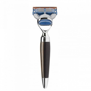 Aparat de ras Muehle compatibil Gillette Fusion maner lemn African Blackwood R75 F Aparat de ras Muehle compatibil Gillette Fusion maner lemn African Blackwood R75 F