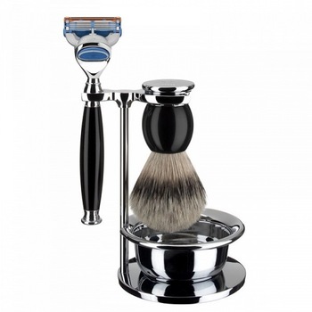 Set de barbierit Muehle aparat ras Fusion,pamatuf par bursuc,maner rasina S93K44SF Set de barbierit Muehle aparat ras Fusion,pamatuf par bursuc,maner rasina S93K44SF