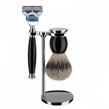 Set de barbierit Muehle aparat ras Fusion,pamatuf par bursuc,maner rasina S93K44F Set de barbierit Muehle aparat ras Fusion,pamatuf par bursuc,maner rasina S93K44F