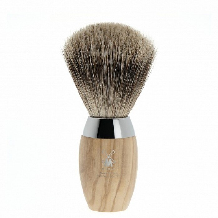 Pamatuf Muehle Fine Badger cu par de bursuc si maner lemn de maslin 281H870