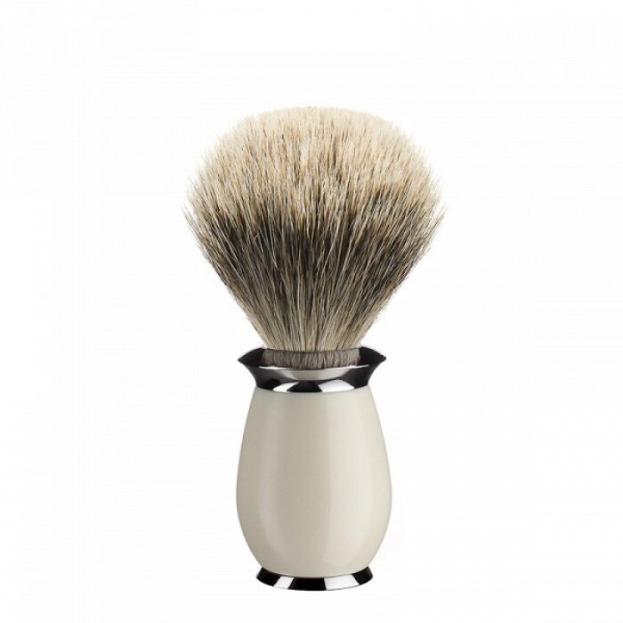 Pamatuf Muehle Fine Badger cu par de bursuc si maner rasina premium 281K57