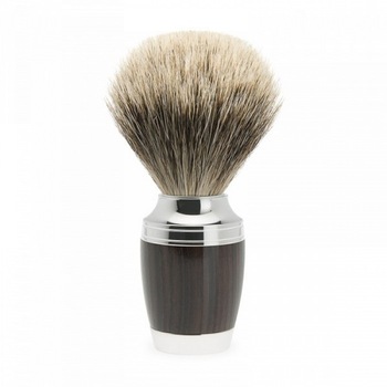 Pamatuf Muehle Fine Badger,cu par de bursuc,maner lemn african blackwood 281H75 Pamatuf Muehle Fine Badger,cu par de bursuc,maner lemn african blackwood 281H75