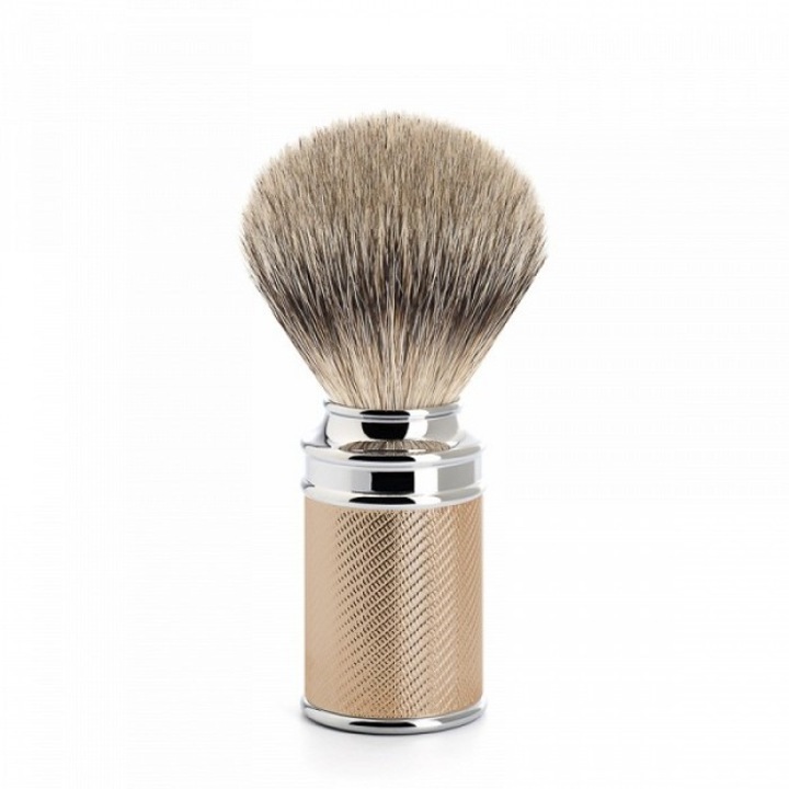 Pamatuf Muehle Silvertip Badger cu par de bursuc si maner Rosegold 91M89 Rosegold