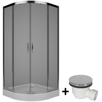 pachet complet cabina semirotunda 90x90 - cabina kolo rekord cadita kolo first picioare sustinere si sifon evacuare 90 mm imagen 43_0_
0