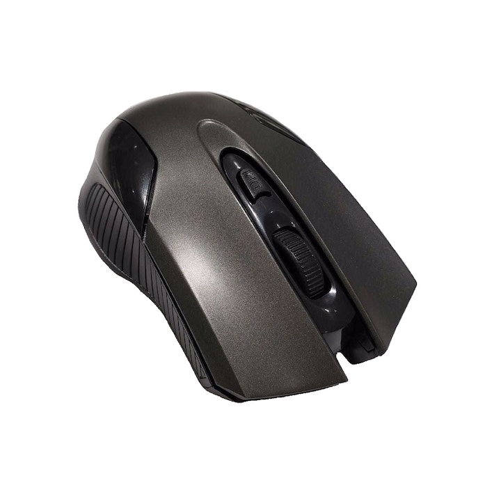 Mouse wireless, 2.4GHz, 1600 DPI, Silentios, 6 butoane, Yesido, Negru