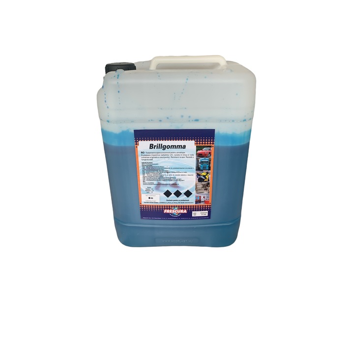 Solutie profesionala pentru anvelope si cauciuc, Brillgoma, Frescura, 25 l