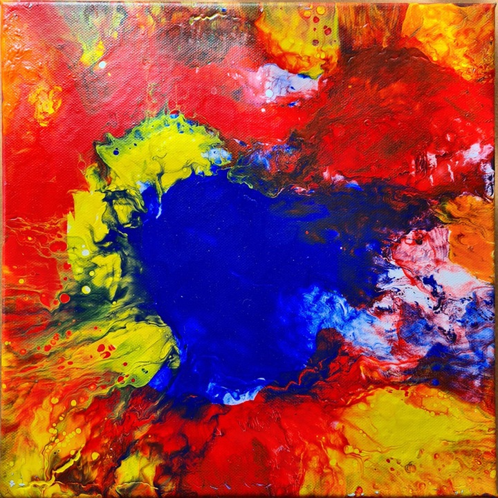 Tablou feng shui de curatare a tuturor problemelor care tin de feminitate, de camin matern, de a fi femeie, de a trai in caminul tau cu familia ta Acrylic/canvas 30x30 cm