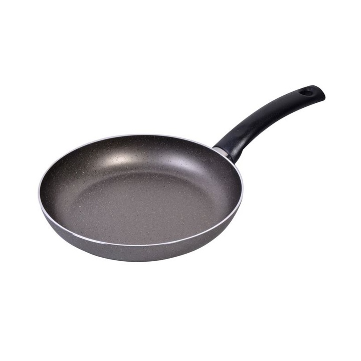 Тиган Kitchen, Незалепващо покритие, 24см, Метал, Черен