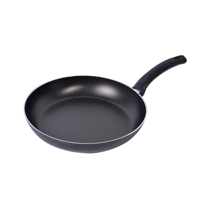 Тиган Kitchen, Незалепващо покритие, 28см, Метал, Черен