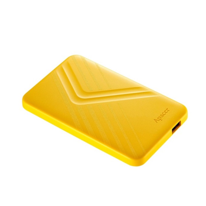 Хард диск Apacer, 2.5", 1TB, USB 3.1, Жълт