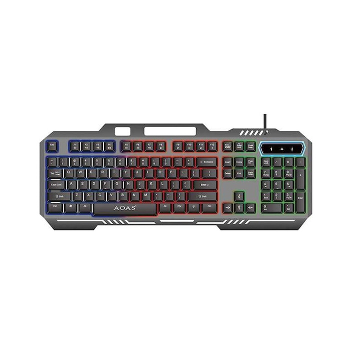 Tastatura mecanica Savio TEMPEST X2, iluminare RGB, USB, neagra