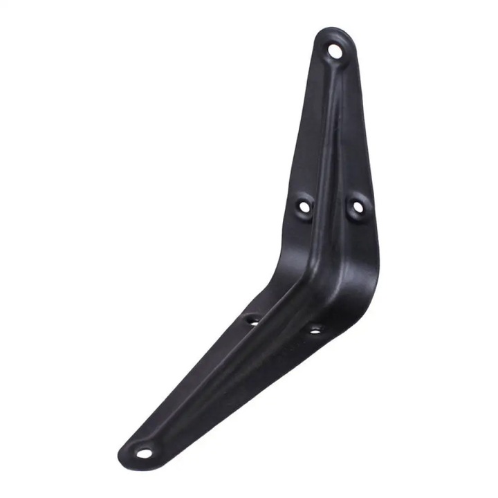 Suport raft, negru mat, m1, 250 x 200 mm