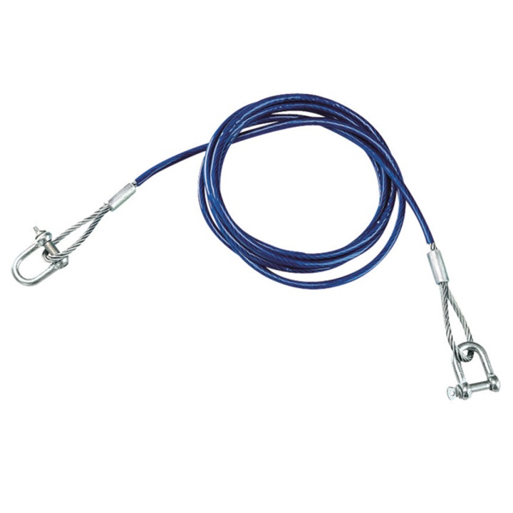 Cablu de remorcare, Lampa, Maxim 3000 kg, 6 mm x 3.5 m, Albastru/Argintiu