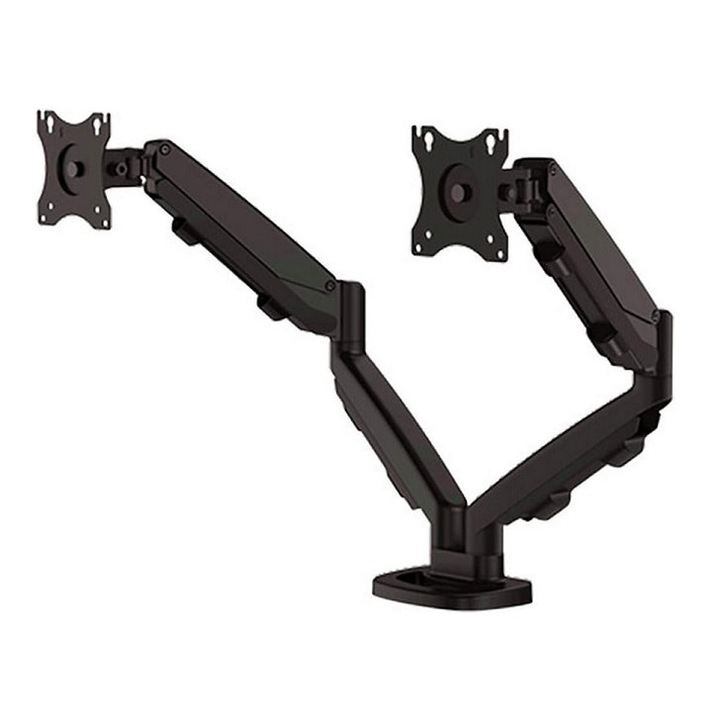 Brat pentru 2 monitoare, EPPA Fellowes, 39 inch, negru