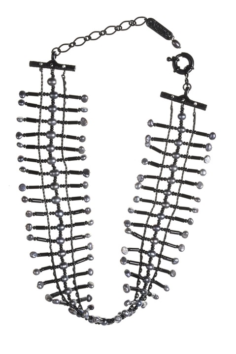 Колие, Gloria Maris, 47054843 Черно, 35 см