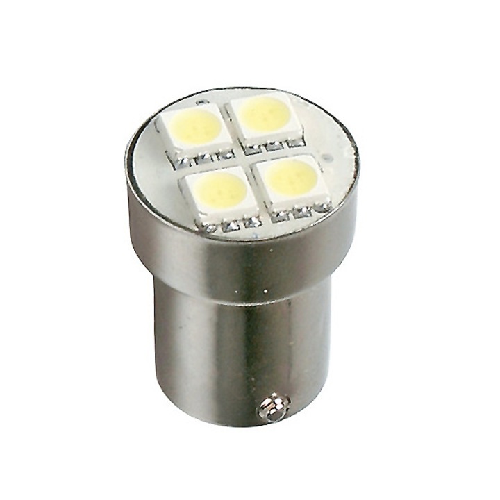 Lampa LED, Lampa, P21W, 24V, BA15s, 20lm, 18.5x30 mm, Albastru