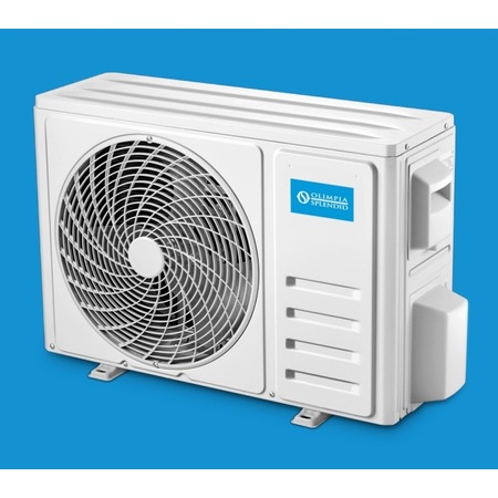 Aparat de aer conditionat Olimpia Splendid, Mystral E Inverter 9, WiFi integrat, 9.000 BTU, incalzire, racire, dezumidificare si ventilatie, 510 m³/h, functie auto-diagnosticare, telecomanda, kit instalare inclus, alb