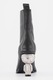 Karl Lagerfeld, Botine de piele cu toc in forma de logo, Negru