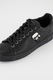 Karl Lagerfeld, Pantofi sport low-top din piele cu aplicatie logo cauciucata, Negru stins, 35