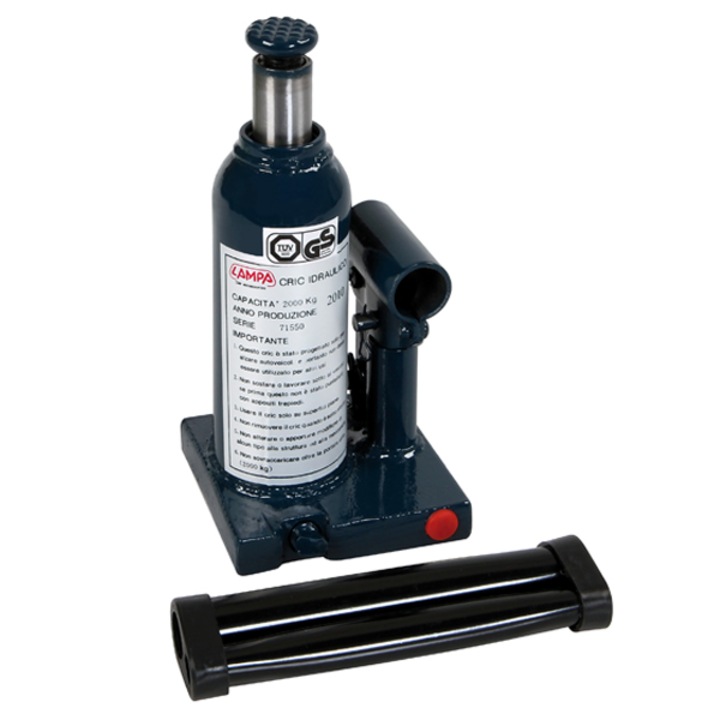 Cric hidraulic Lampa, Greutate maxima 2000 kg, 163-325 mm, Negru