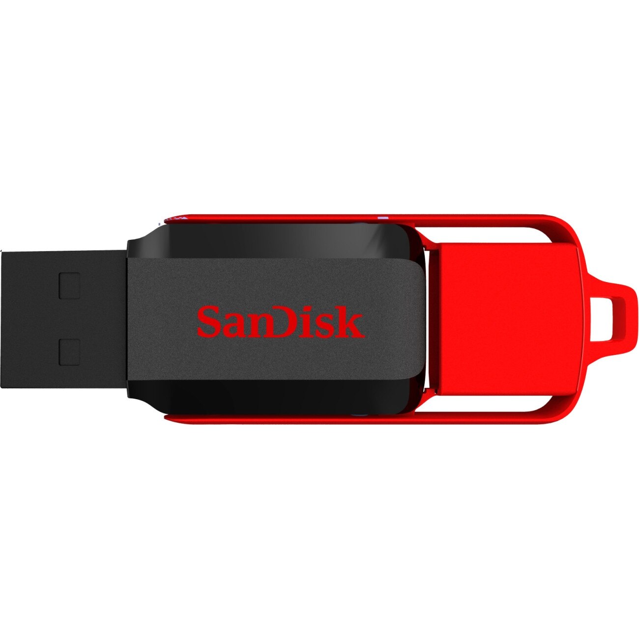 Memorie USB SanDisk Cruzer Switch SDCZ52, 64GB, USB 2.0, Negru/Rosu