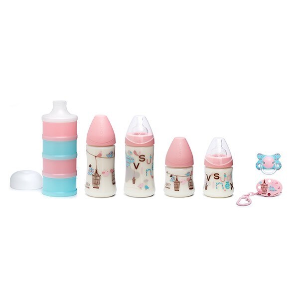 Set nou nascut roz Welcome Baby Suavinex