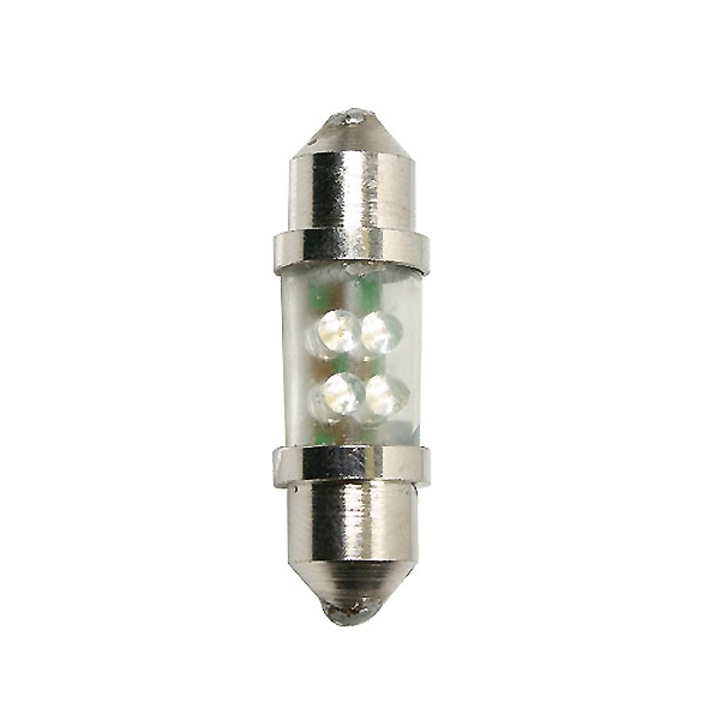 Set 2 Becuri auto, Lampa, Plafoniera, 24V, 4 LED-uri, Alb