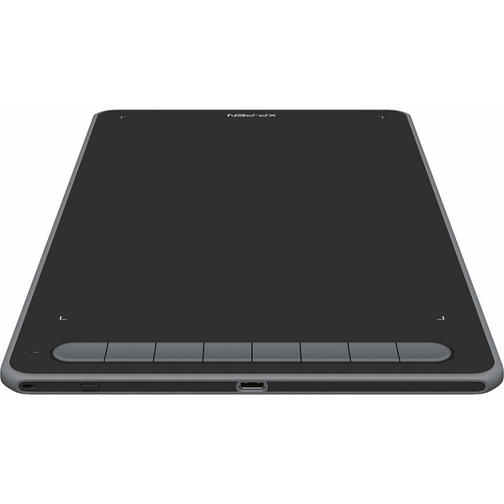 Графичен таблет XP-PEN Deco LW, 10x6", 8 бутона, 8192 нива на натиск, Bluetooth връзка, включва Pen X3 Elite, 10 резервни накрайника, черен