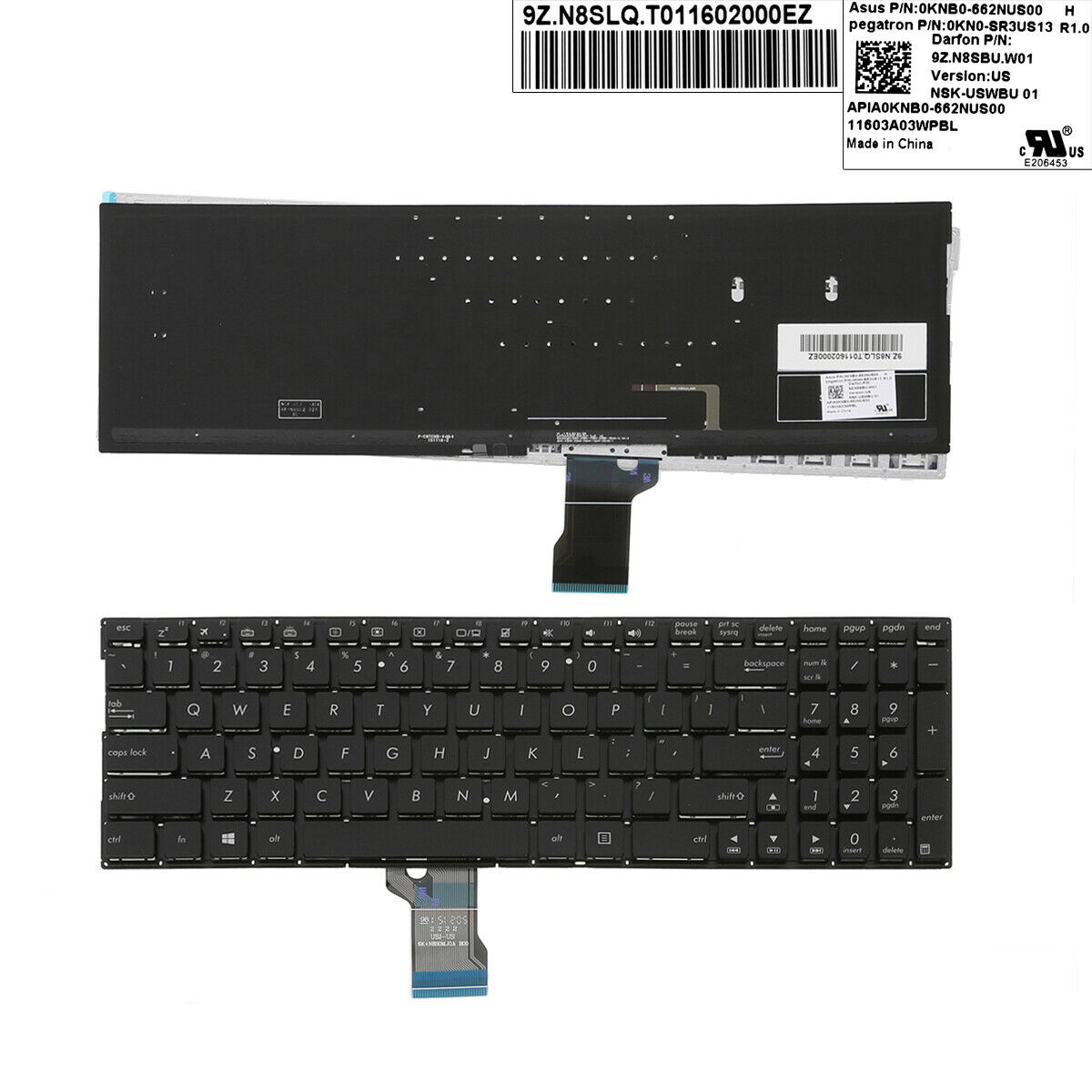 Tastatura Laptop, Asus, ROG G501, G501J, G501JW, G501VW, cu iluminare ...