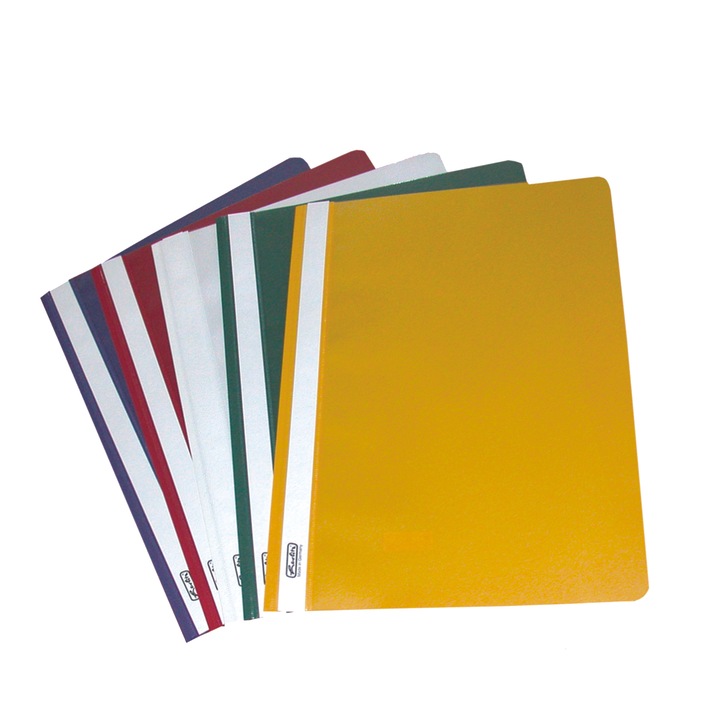 Dosar sina Herlitz, A4, Set 10 buc, Albastru