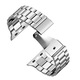 Curea metalica WatchBand™ Classic Steel, Compatibila cu Apple Watch 1/2/3/4/5/6/7/SE/Nike+ - 38/40/41 mm, Argintiu
