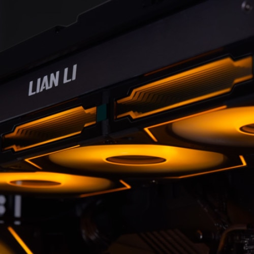 LIAN LI UNI FAN SL INFINITY 120 RGB BLACK 3 PCS PACK ---UF-SLIN120-3B ( L  Connect 3.0 Controller included) 