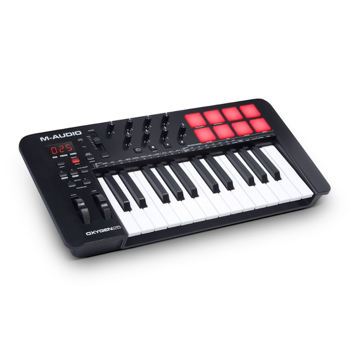 Контролер M-Audio Oxygen 25 MKV, USB порт, Черен