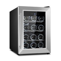 Racitor de vinuri, ETA 978390010F, 12 sticle, 3 rafturi, clasa energetica F, 37 l, Negru