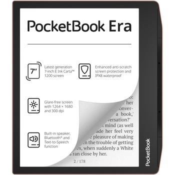 eBook Reader PocketBook Era, ecran tactil 7", E Ink Carta, 300dpi, Bluetooth, SMARTlight, IPX8