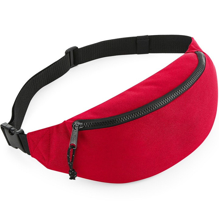 Kézitáska 2 rekesszel, Piros, Univerzális méret, Unisex