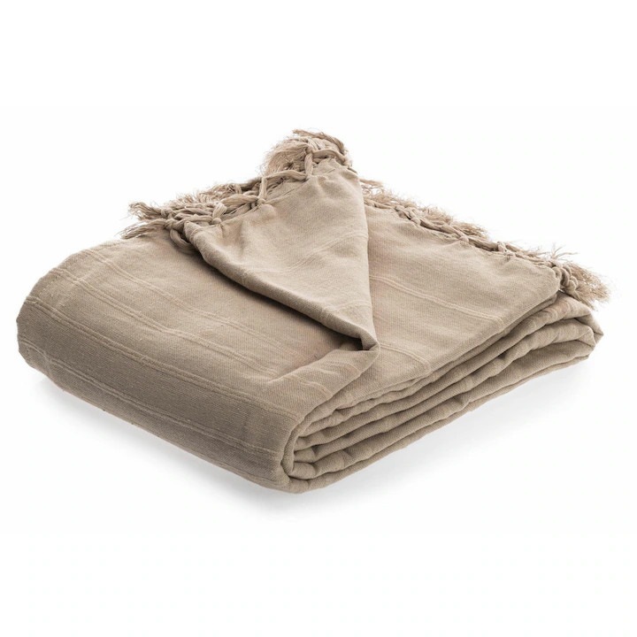 Cuvertura de pat, Bumbac, 230x250 cm, Bej