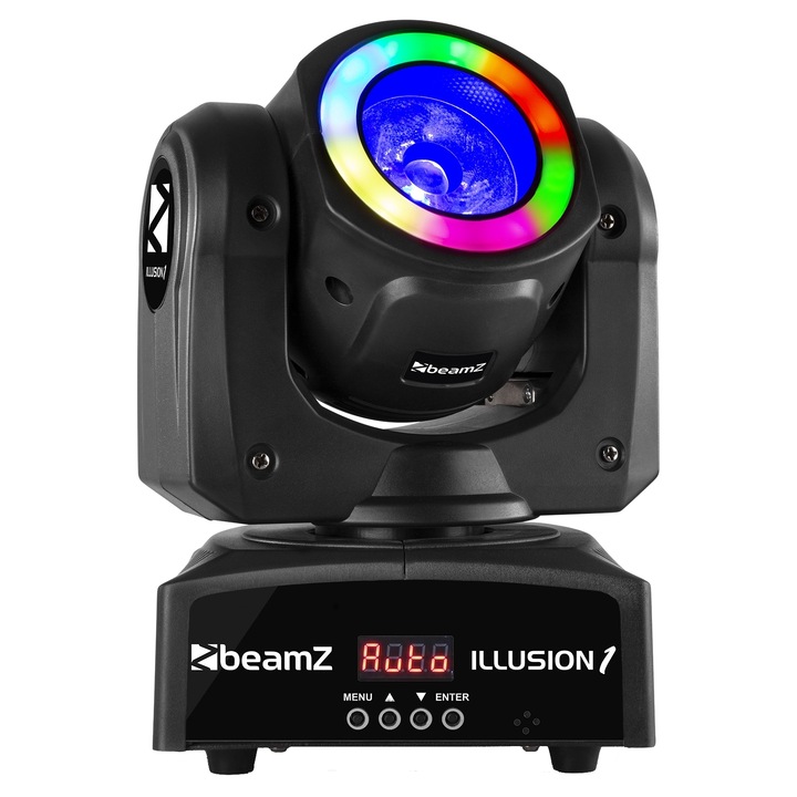Moving head cu inel LED, RGBW, 60W, BeamZ ILLUSION1