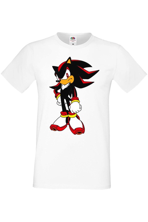 Férfi póló SEGA Sonic Tales Knuckles Sonic Shadow 002, Fehér