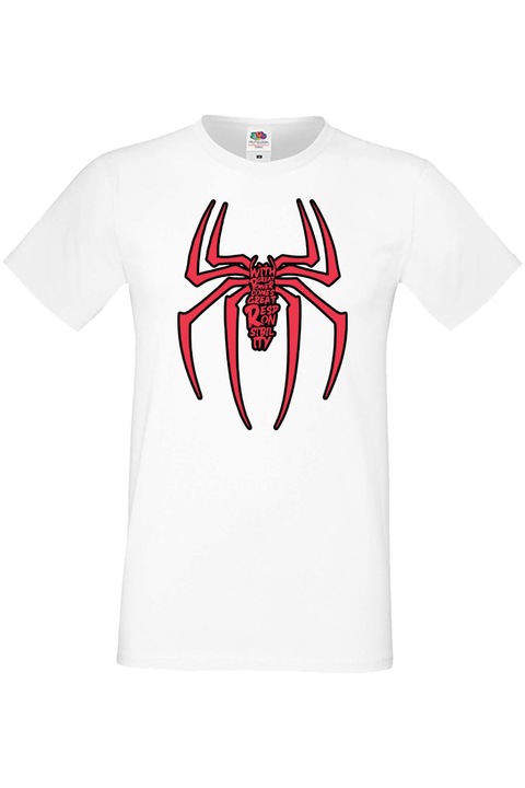 Férfi póló Spider-man Avengers Bosszúállók Spiderman 005, Fehér