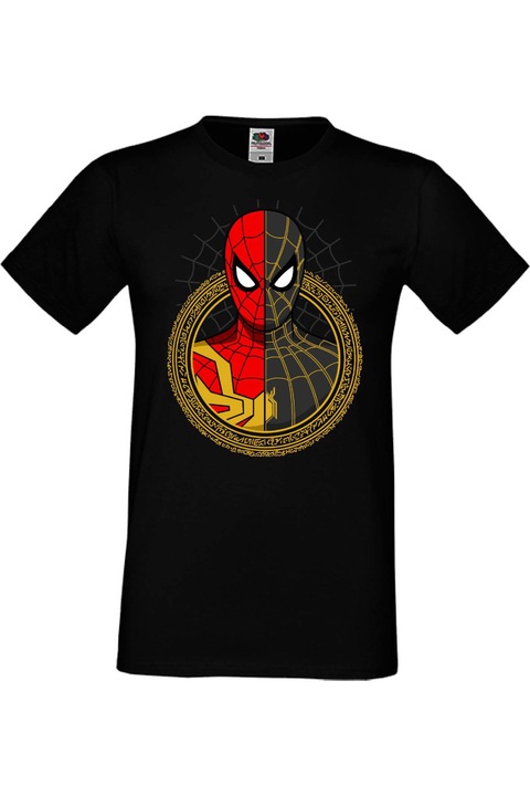 Férfi póló Spider-man Avengers Bosszúállók Spiderman 008, Fekete