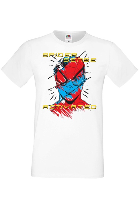 Férfi póló Spider-man Avengers Bosszúállók Spiderman Spider Sense Activated, Fehér